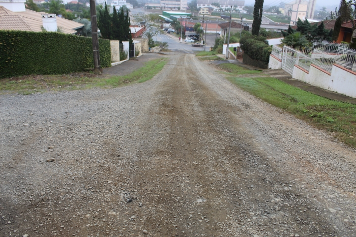 Avenida Pioneiro Wacholz é uma das contempladas pelo programa de pavimentação. Foto: Divulgação